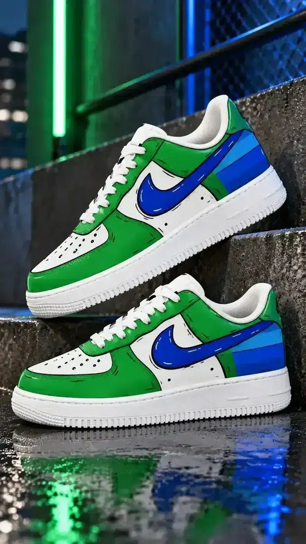 Kelly Green Cobalt Blue