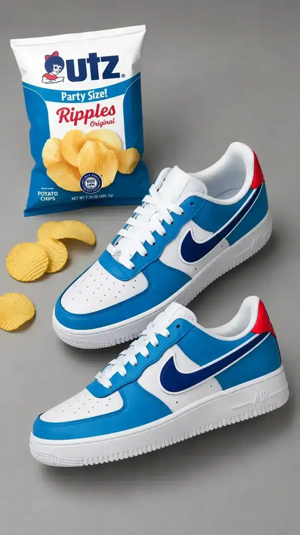Utz Ripples CHIPS COLORWAY custom shoe colorway