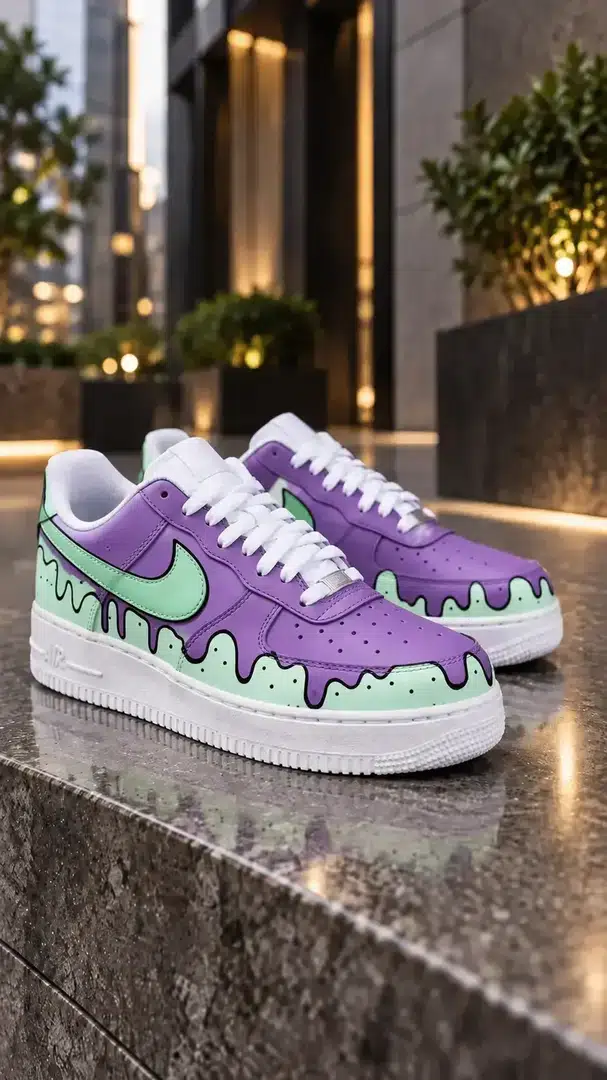 Purple / Green — Drip DRIP colorway