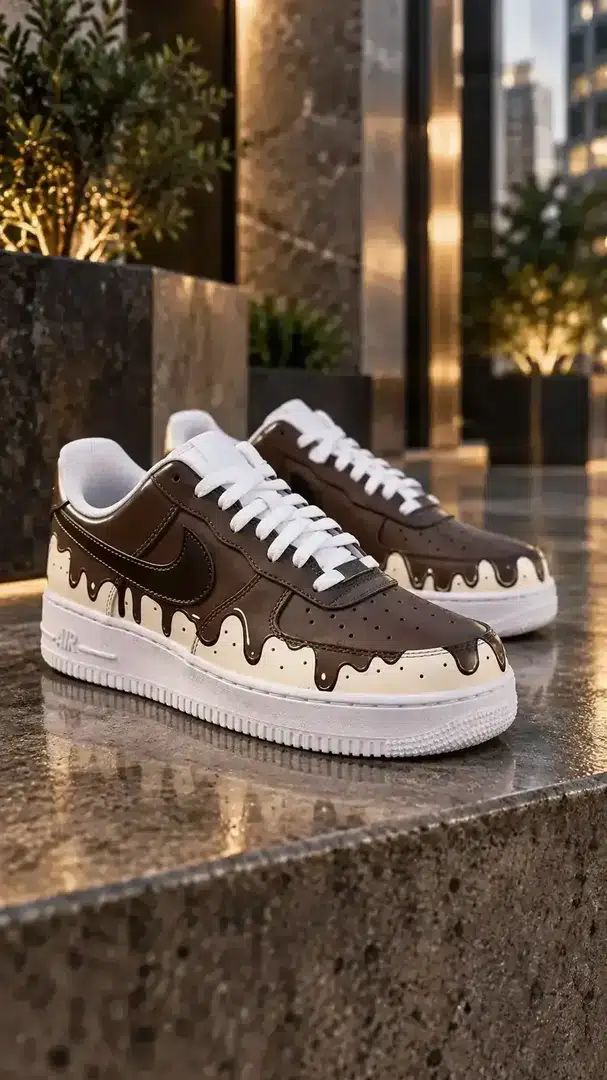 Brown / Cream — Drip DRIP colorway