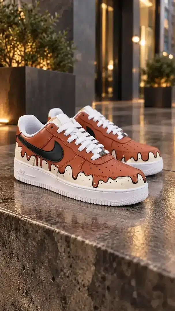 Rust / Cream — Drip DRIP colorway