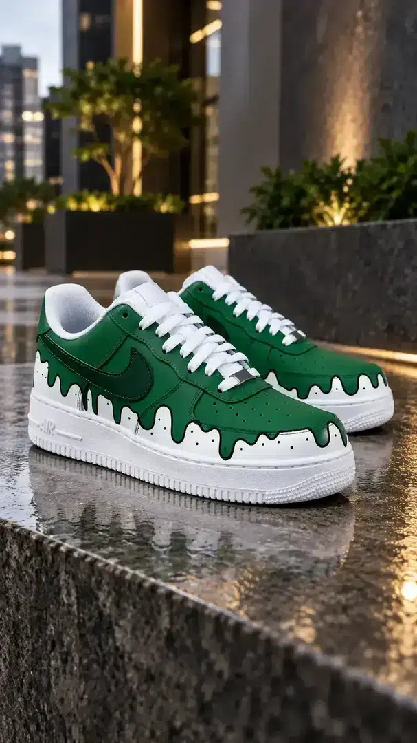 Green / White — Drip DRIP colorway