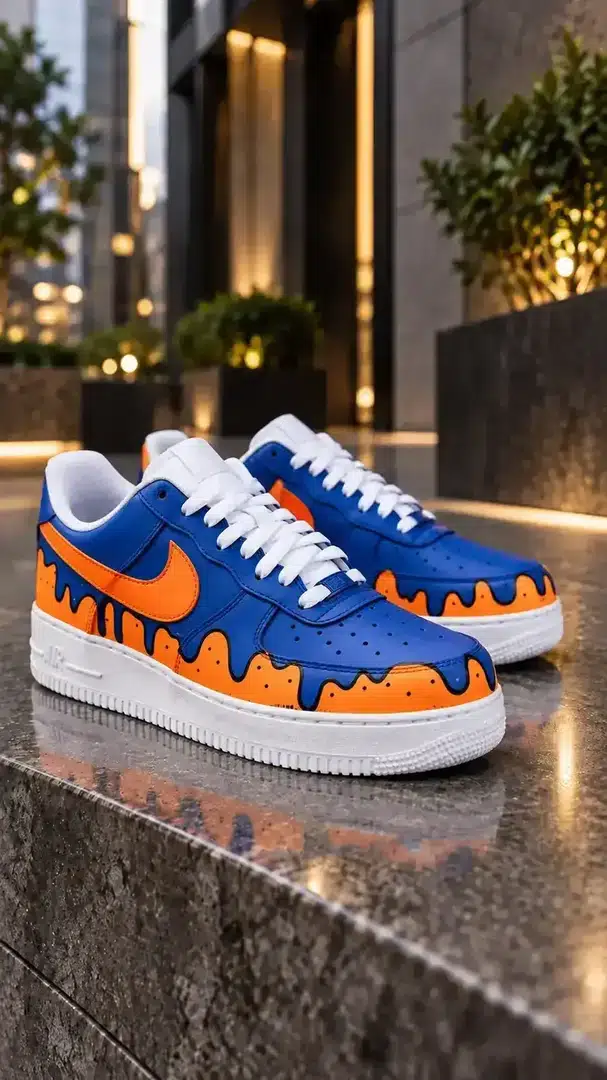 Blue / Orange — Drip DRIP colorway