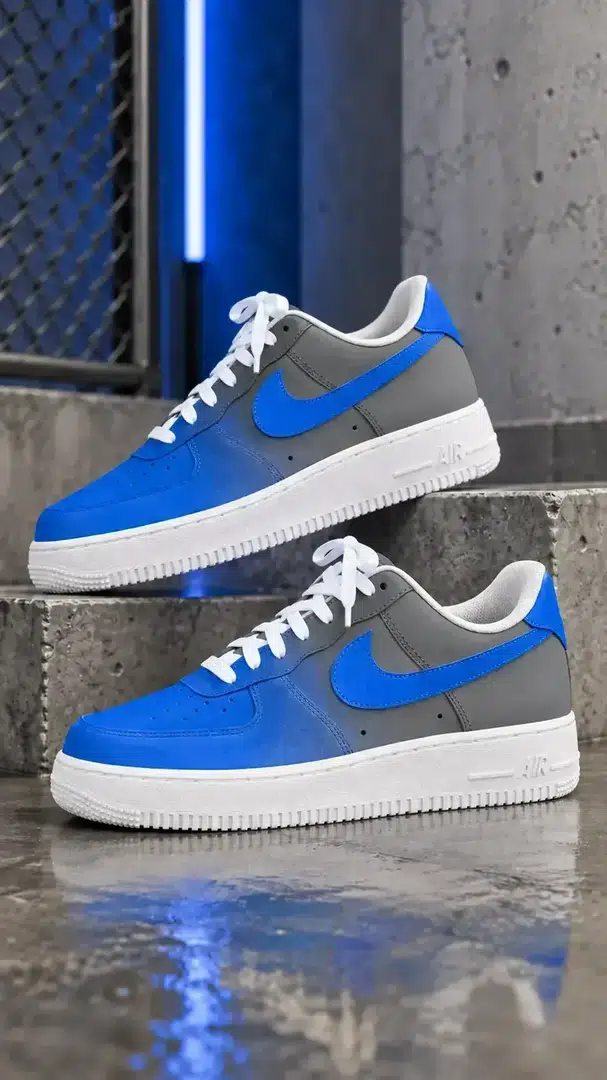 Cobalt Blue Cement Grey