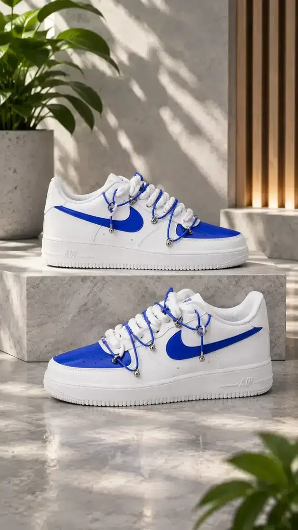 White / Blue — Luxury LUXURY colorway