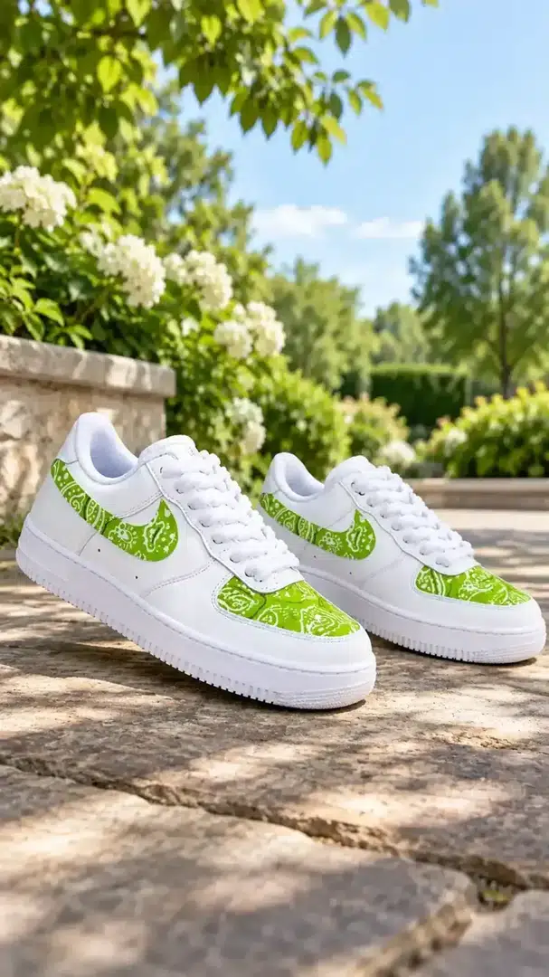 White / Green — Luxury LUXURY colorway