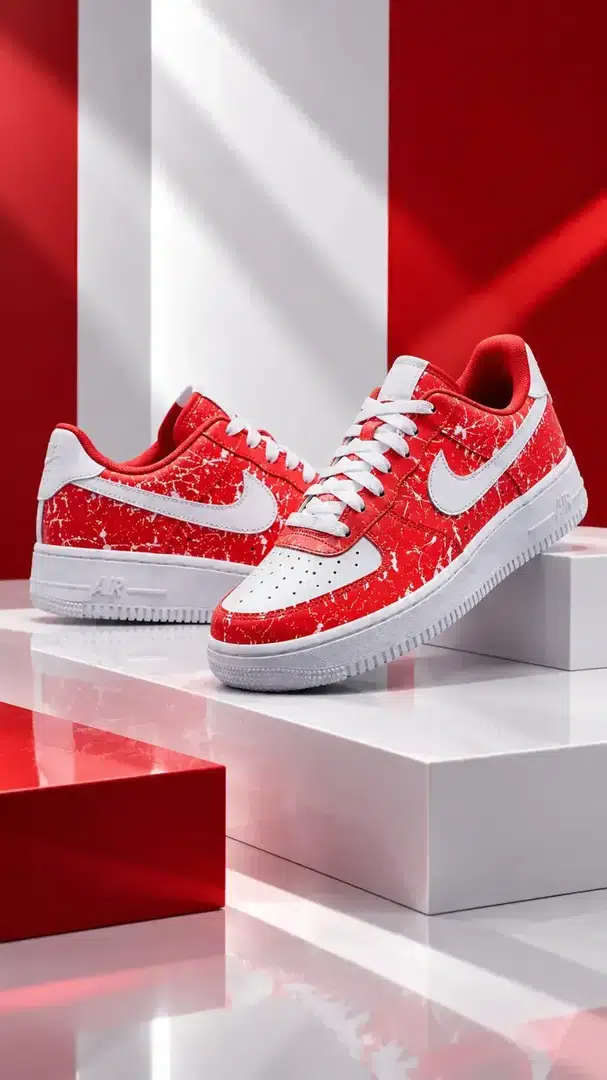 Red / White — Splatter