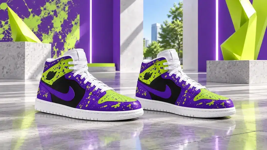 Purple / Green — Artisan Jordan 1