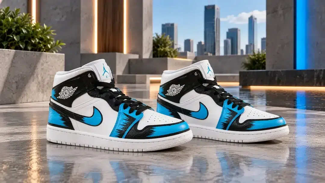 Black / Blue — Artisan Jordan 1