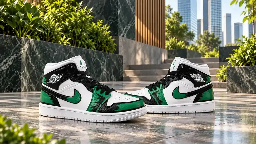 Black / Green — Artisan Jordan 1