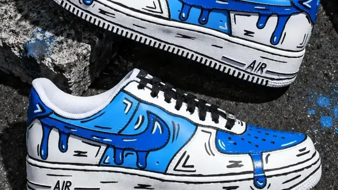 Blue Drip Outline