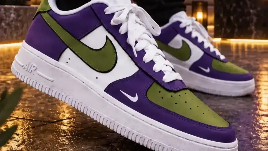Purple Olive Green