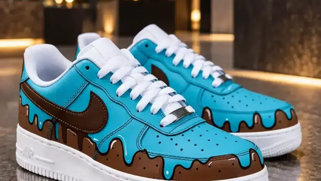 Teal / Brown — Drip