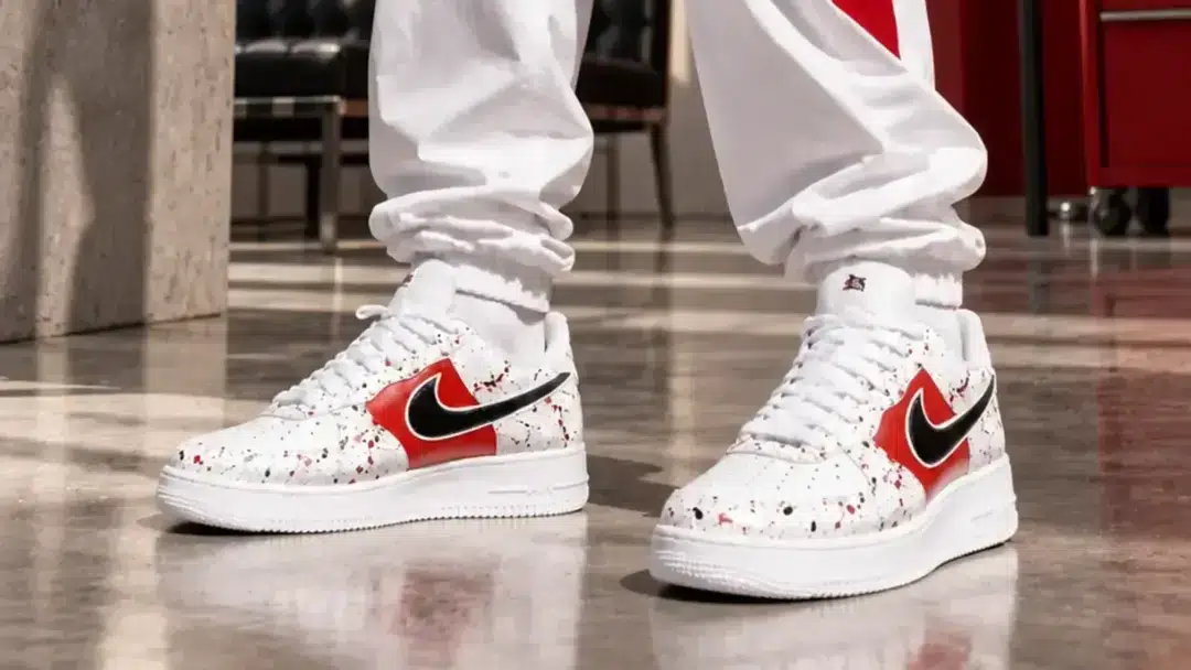 White / Red — Splatter · 03