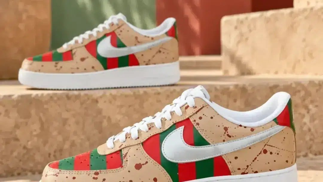 Tan / Green — Seasonal Drops Afterhours — full-pair product view