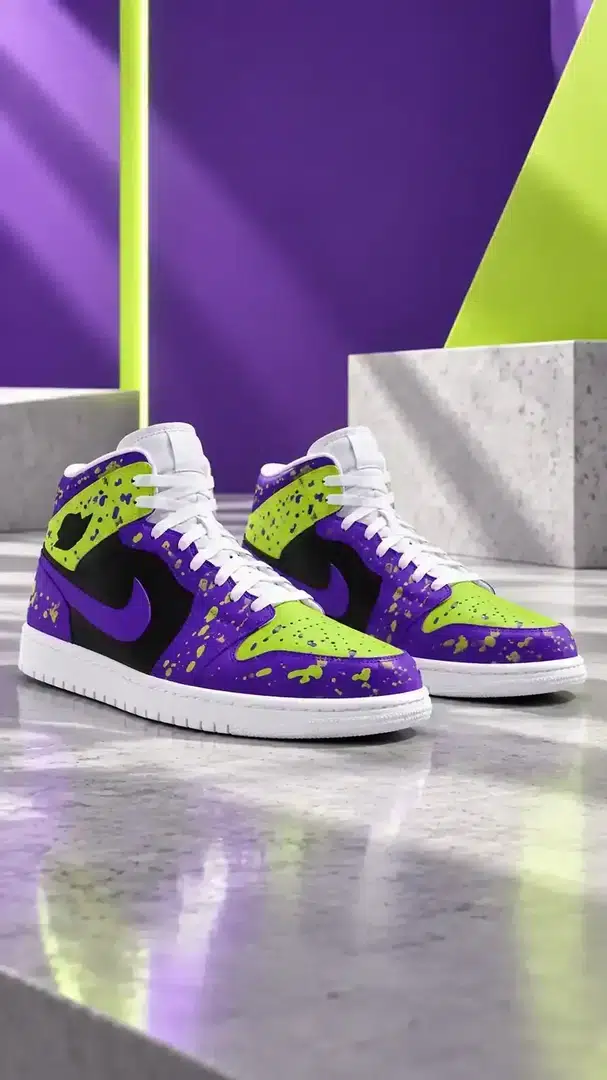 Purple / Green — Artisan Jordan 1