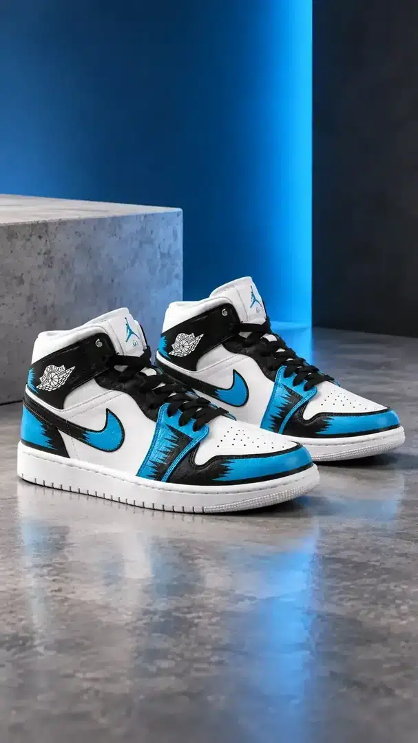 Black / Blue — Artisan Jordan 1
