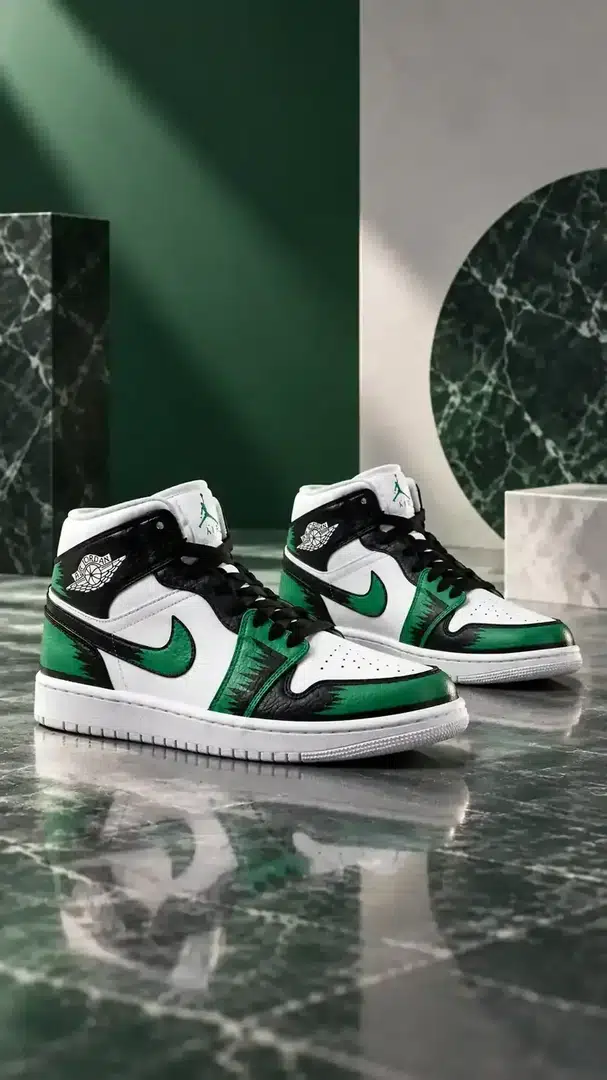 Black / Green — Artisan Jordan 1
