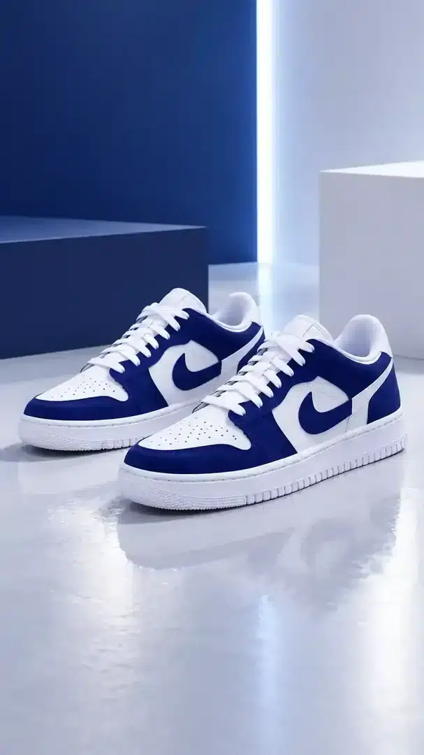 Navy / White — Artisan Jordan 1