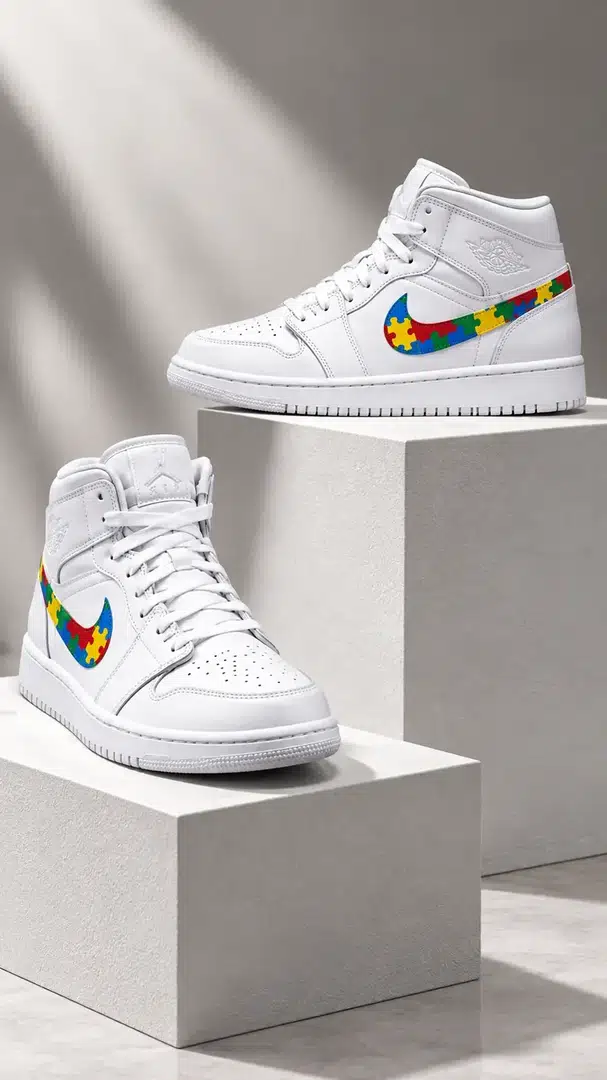 White / Multicolor — Artisan Jordan 1 · 18 approved product view 1 of 4