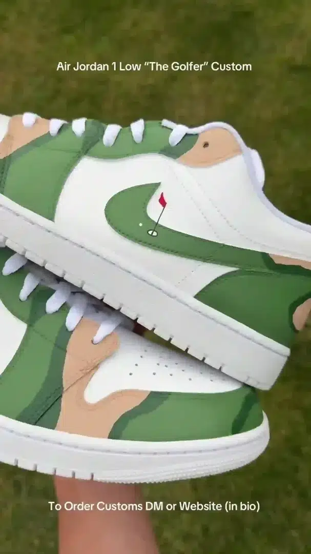 Olive / White — Artisan Jordan 1 — Product video 1