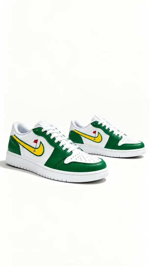 Green / White — Artisan Jordan 1 approved product view 1 of 4