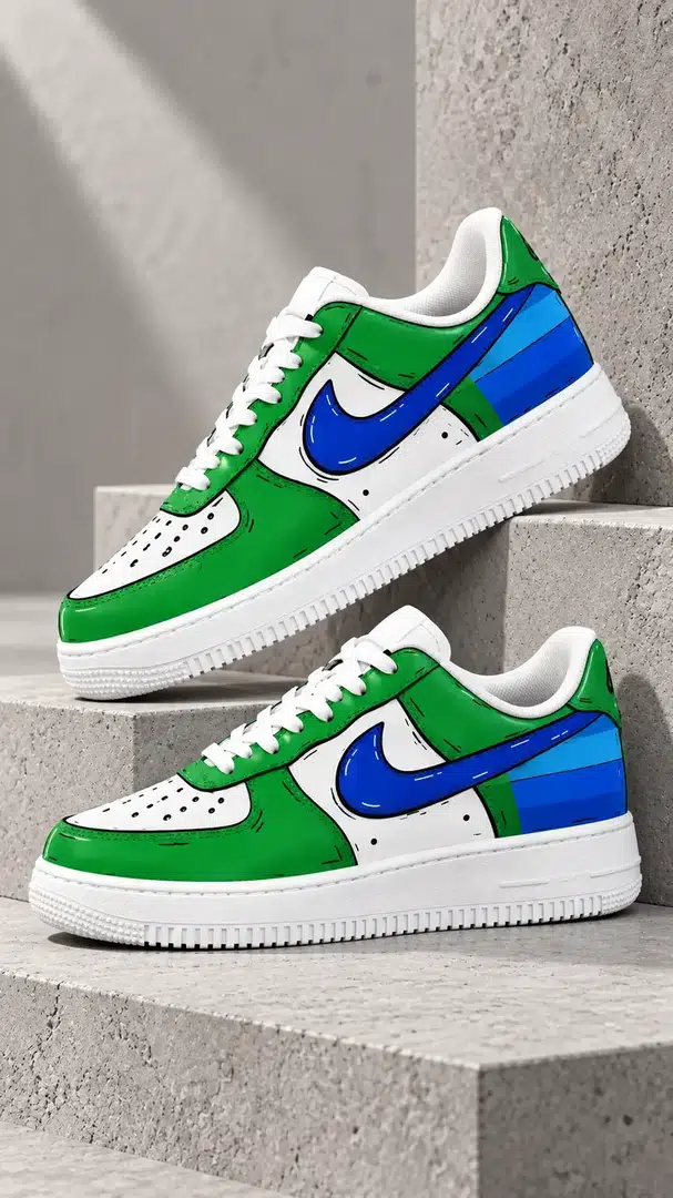 Kelly Green Cobalt Blue