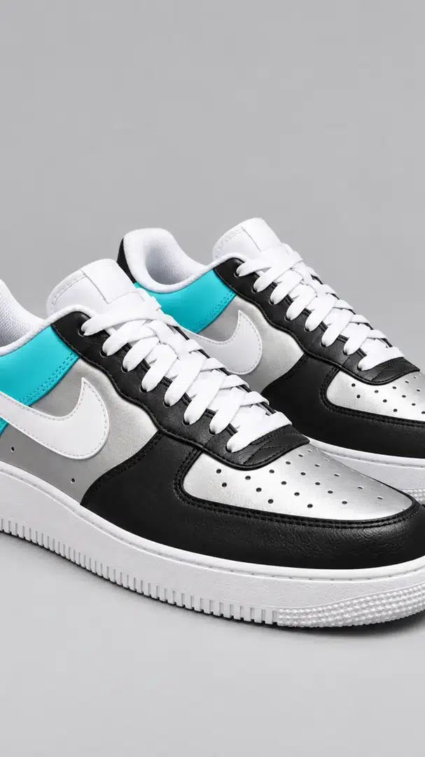 Black / Teal — Courtside