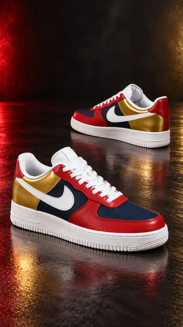 Red / Navy — Courtside