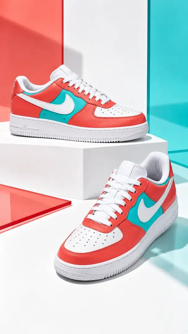 Coral / Teal — Courtside Afterhours