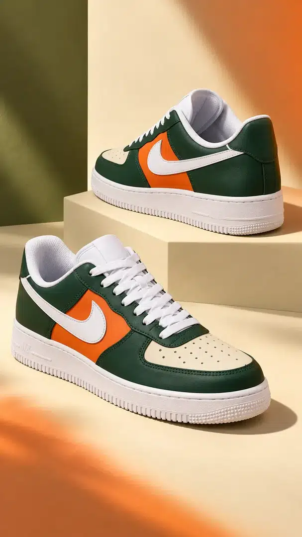 Green / Orange — Courtside approved product view 1 of 4