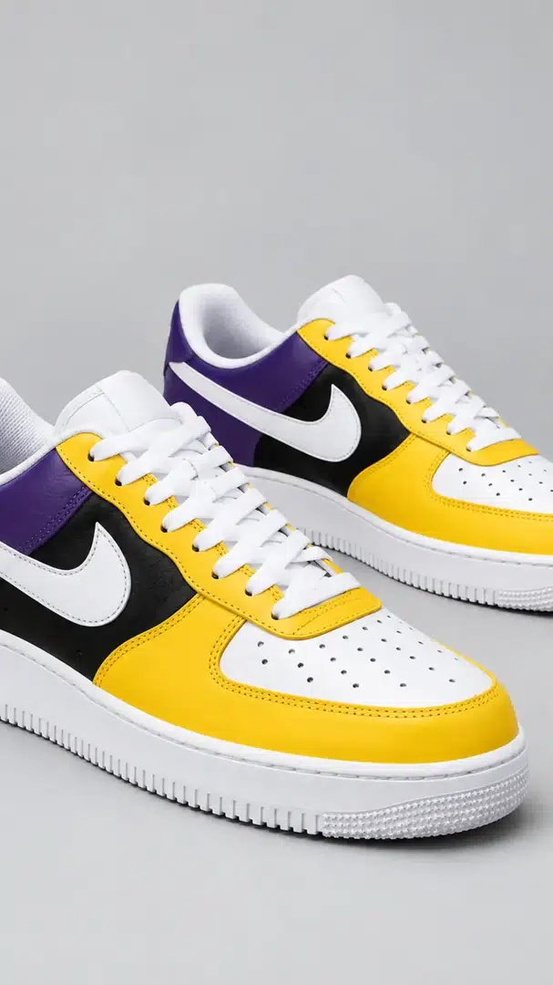 Purple / Yellow — Courtside