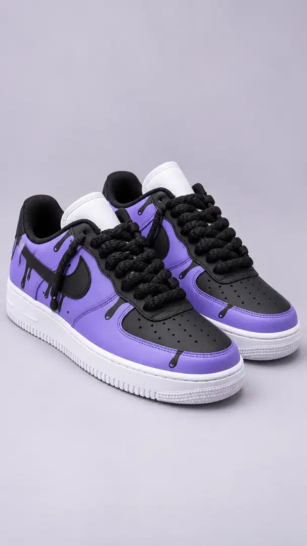 Purple / Black — Drip