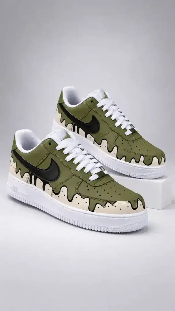 Olive / Cream — Drip