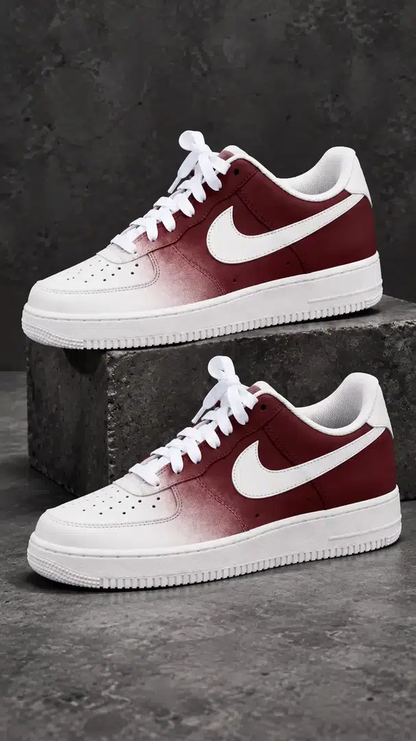 Burgundy Crisp White approved product view 1 of 4