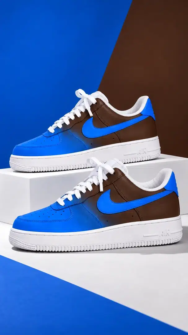 Rich Brown Royal Blue