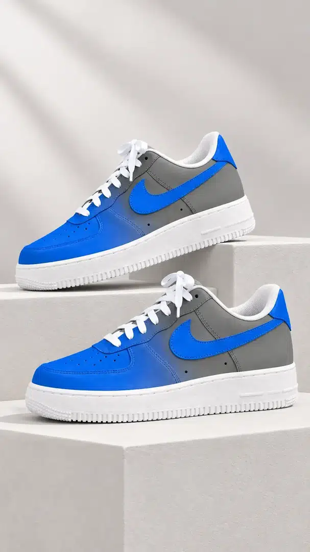 Cobalt Blue Cement Grey