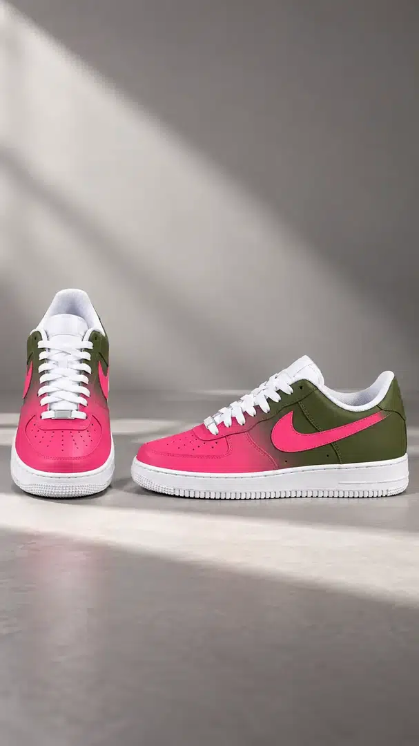 Pop Pink Olive Green