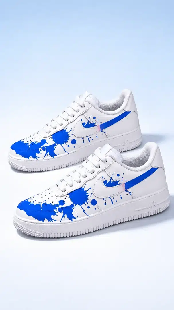 Royal Blue Splatter