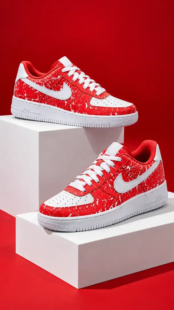 Red / White — Splatter