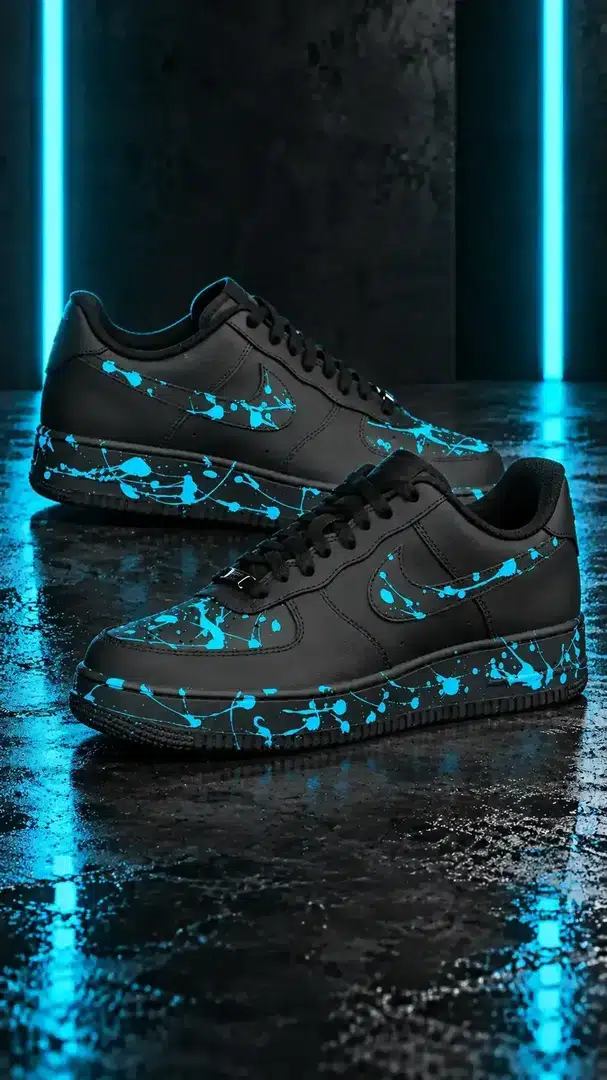 Black / Teal — Splatter Afterhours