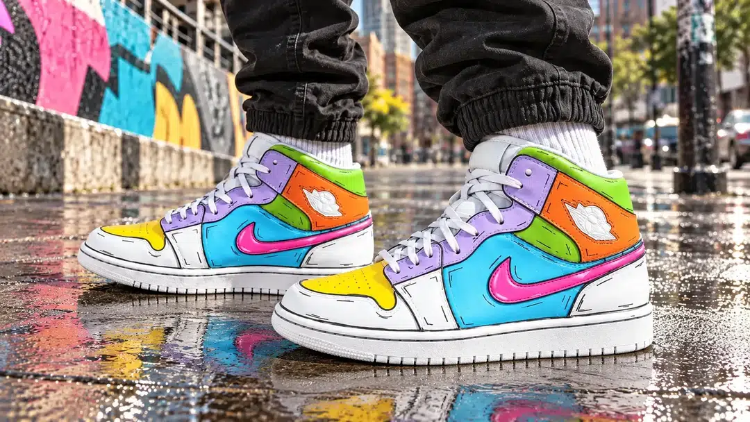 Purple / Teal — Seasonal Drops — full-pair product view