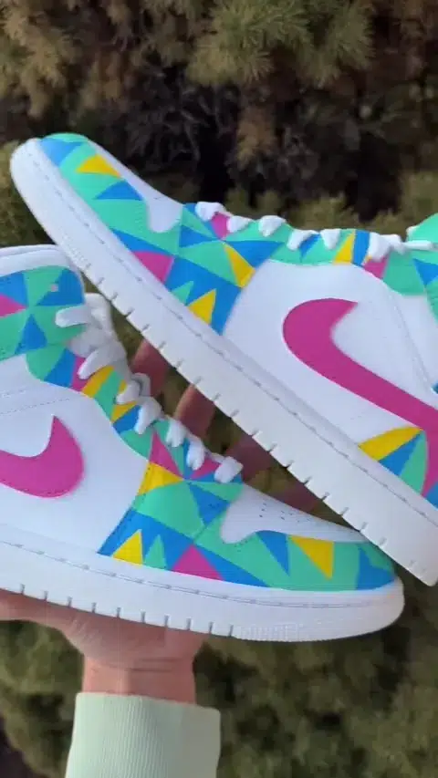 Purple / Pink — Artisan Jordan 1 approved product view 1 of 4