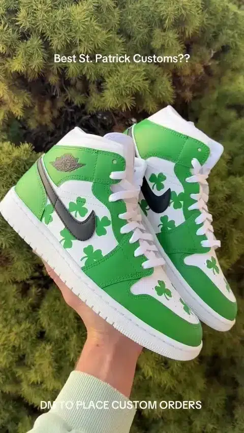 Green / White — Artisan Jordan 1 · 19 approved product view 1 of 4